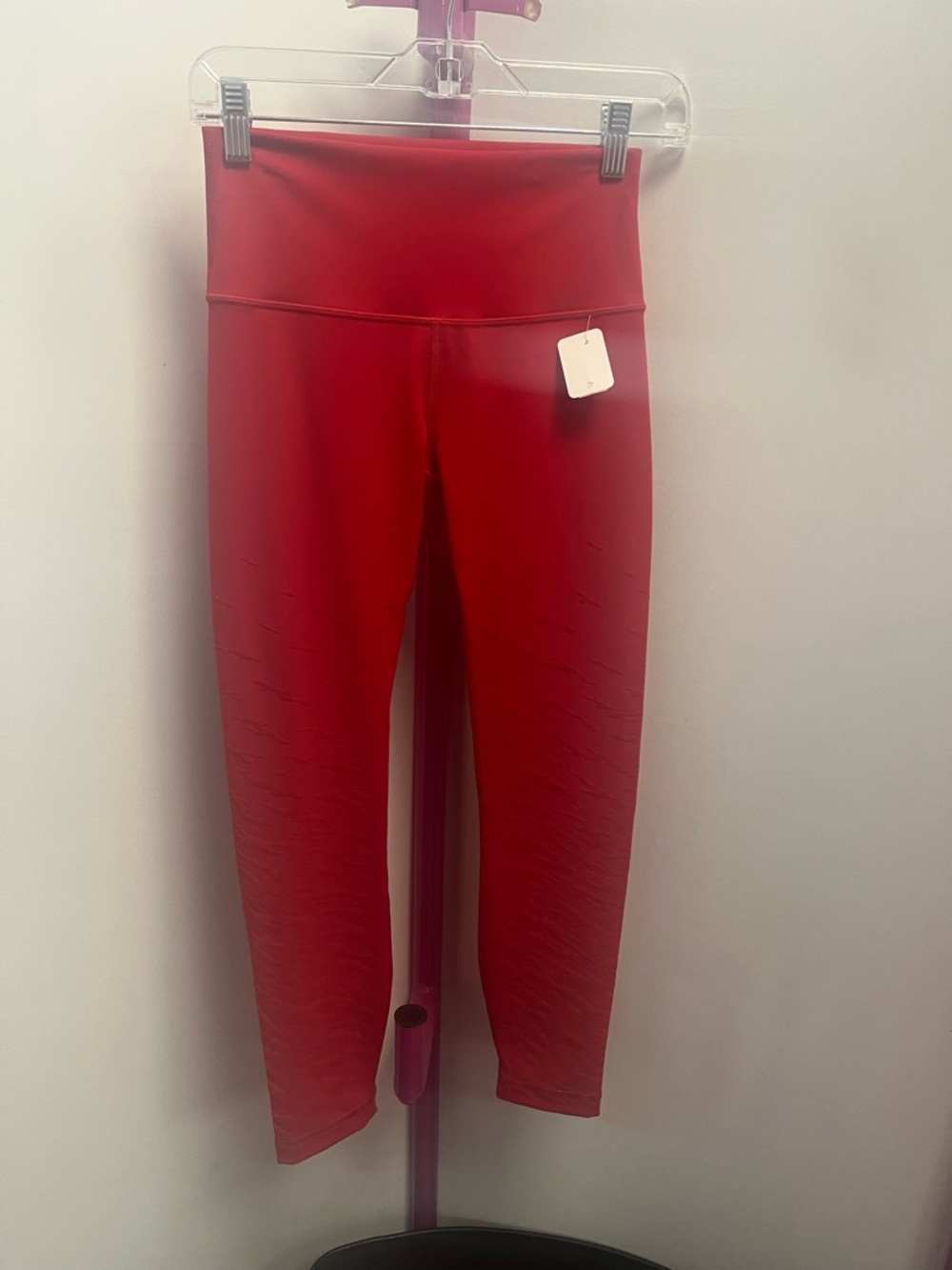 lululemon athletica Red High-Waist Leggings